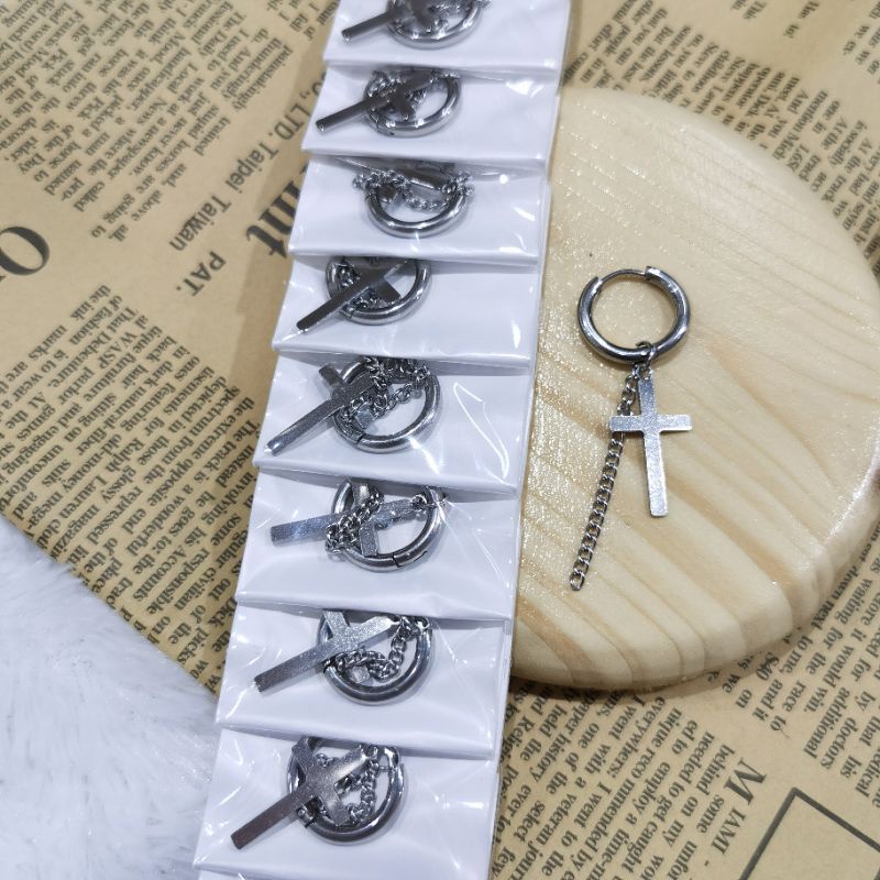 Anting Hoop Jurai isi 12 pcs Anti Karat Harga Grosir