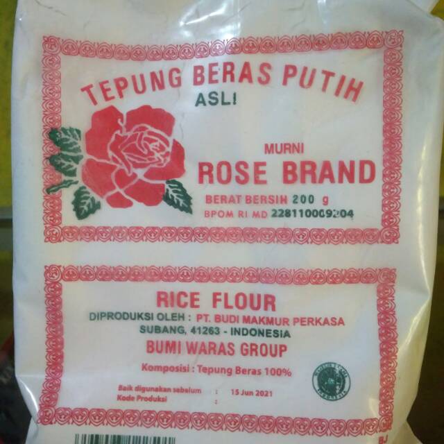 

Tepung beras rose brand