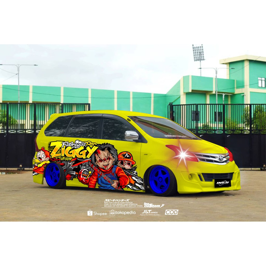 Jual DECAL MOBIL Avanza Brio Jazz Ayla Zombi Indonesia Shopee Indonesia