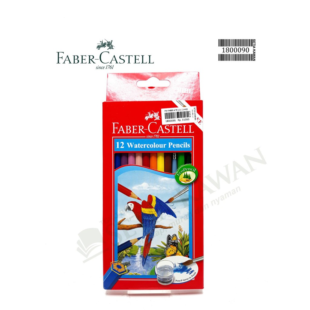 Pensil Warna Faber Castell 12 Watercolour