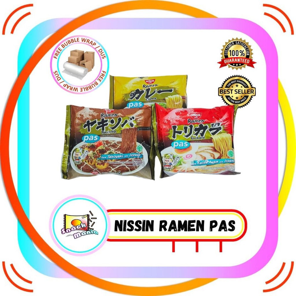 

Nissin Ramen Porsi Pas Mie Instan Ala Jepang Curry Yakisoba Torikara ~ 78 gr