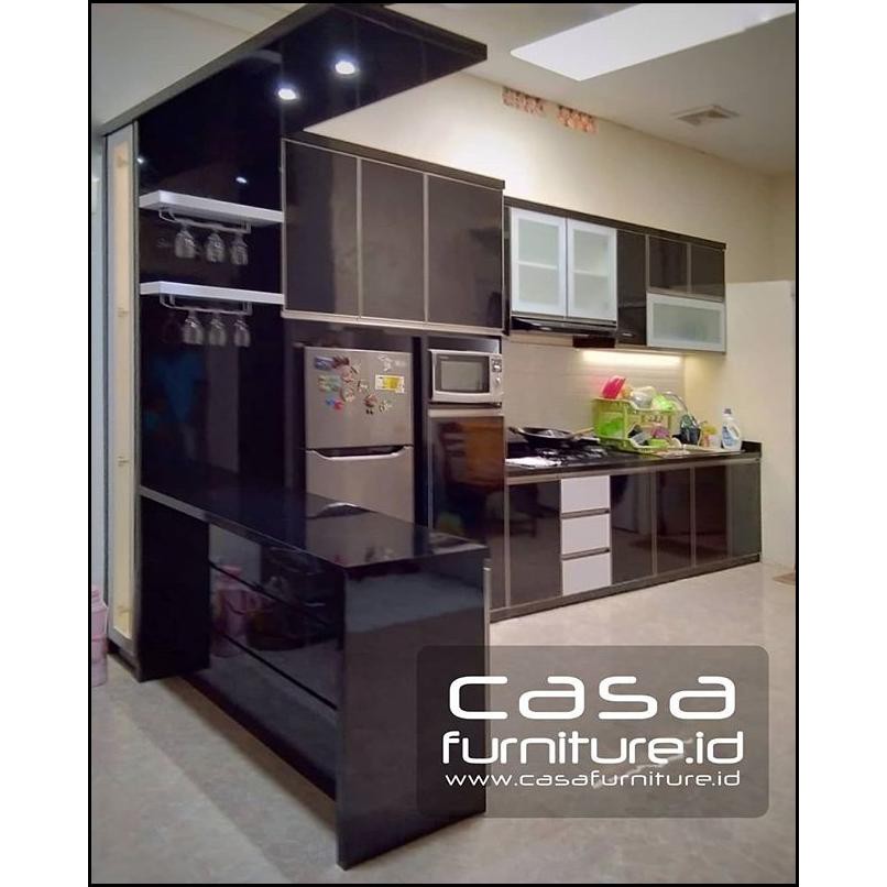 PROMO CUCI GUDANG KITCHEN SET MINIMALIS LEMARI DAPUR 