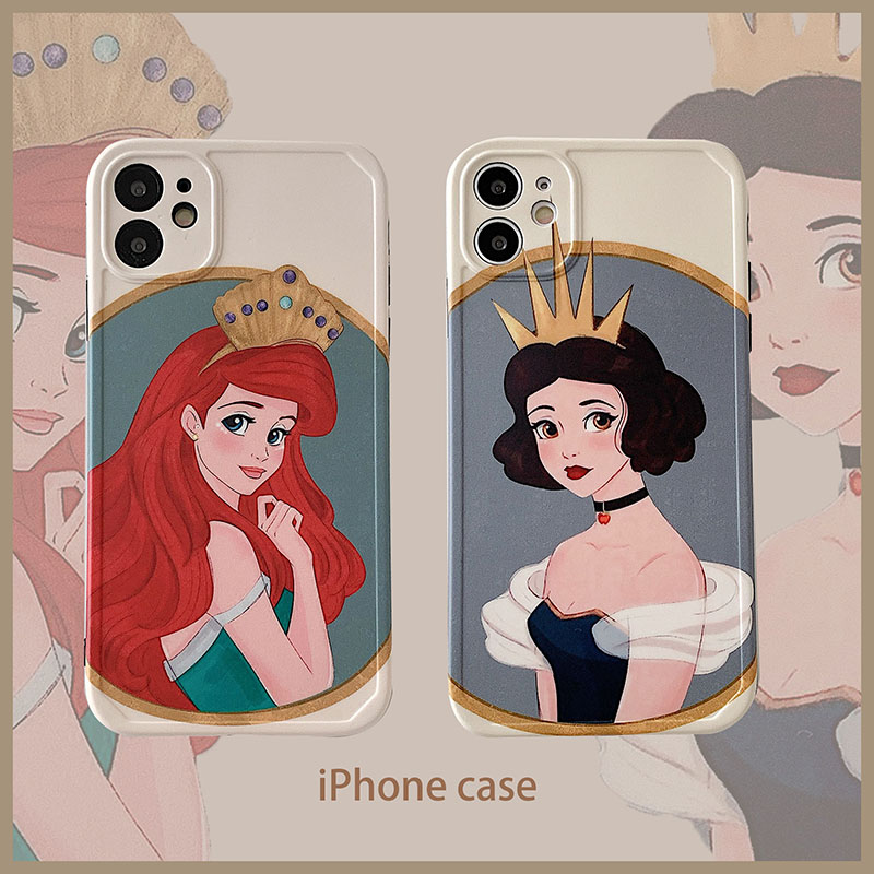 Soft Case Desain Kartun Putri Duyung Snow White Untuk
