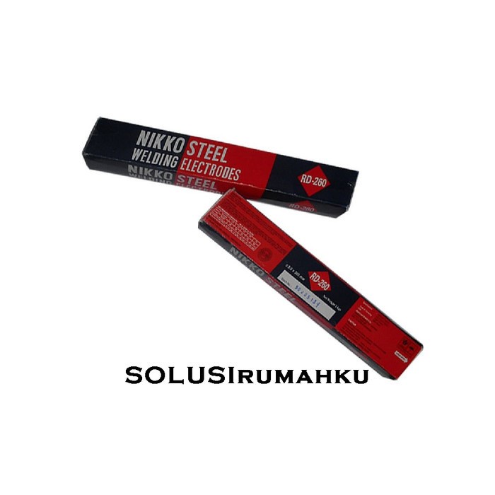 Per 10 Batang Kawat Las Nikko 2 mm Nikko Steel RD-260 Elektroda 2.0 mm