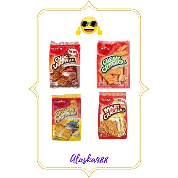 

Siap Krim Munchy'S Sandwich And Crackers - Wheat - Choco