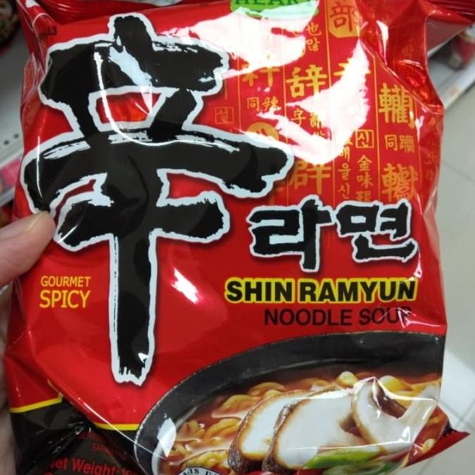 

*****] Nong Shin shin Ramyun spicy/Mie Instant Shin Ramyun Soup 120gr HALAL