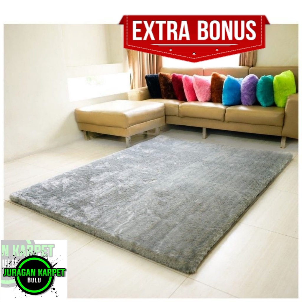 (Bisa COD) Karpet Lembut Ukuran Besar 150X200X4,5 Karpet lantai Kamar Tidur Empuk Karpet Ruang Tamu