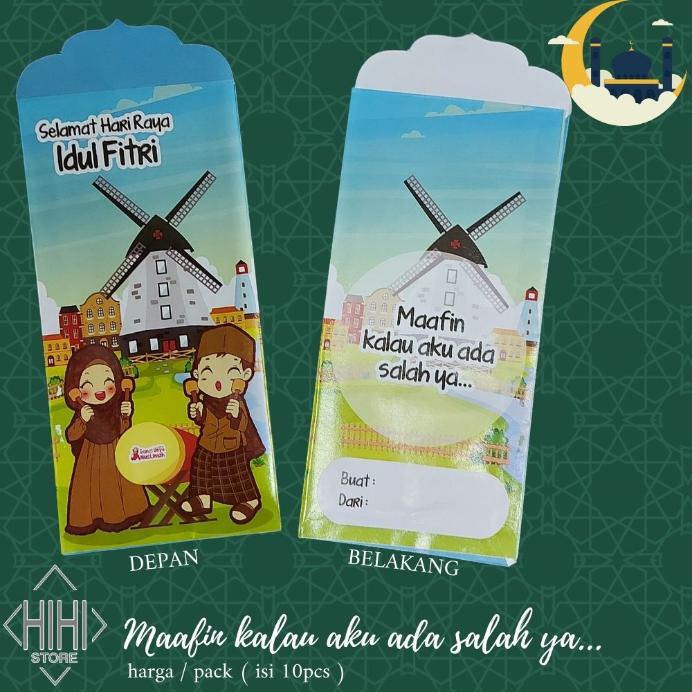 amplop lebaran / amplop idul fitri / angpao lebaran / amplop gambar