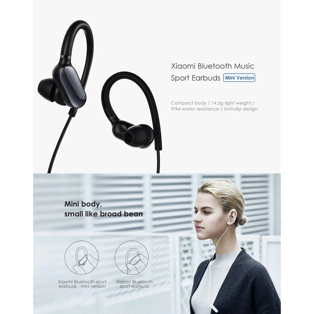 Original XIAOMI Bluetooth Music Sport Earphone Headset - Mini Version