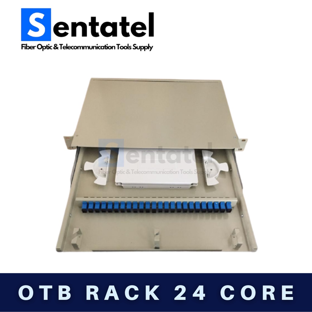 Optical Termination Box OTB Rack 24 Core Model PAZ Isi Adaptor SC UPC