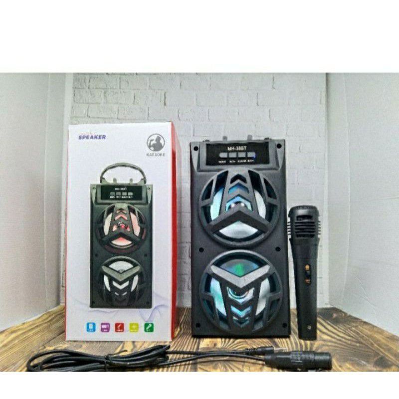 Speaker Bluetooth MH-36 / MH-38 BT terlaris + mic Karaoke