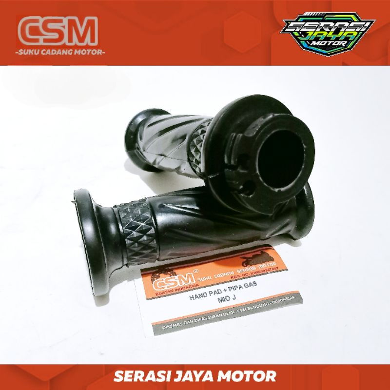 HANDPAD HAND GRIP + SLONGSONG GAS MIO J / SOUL GT 115 / FINO 115 / MIO M3