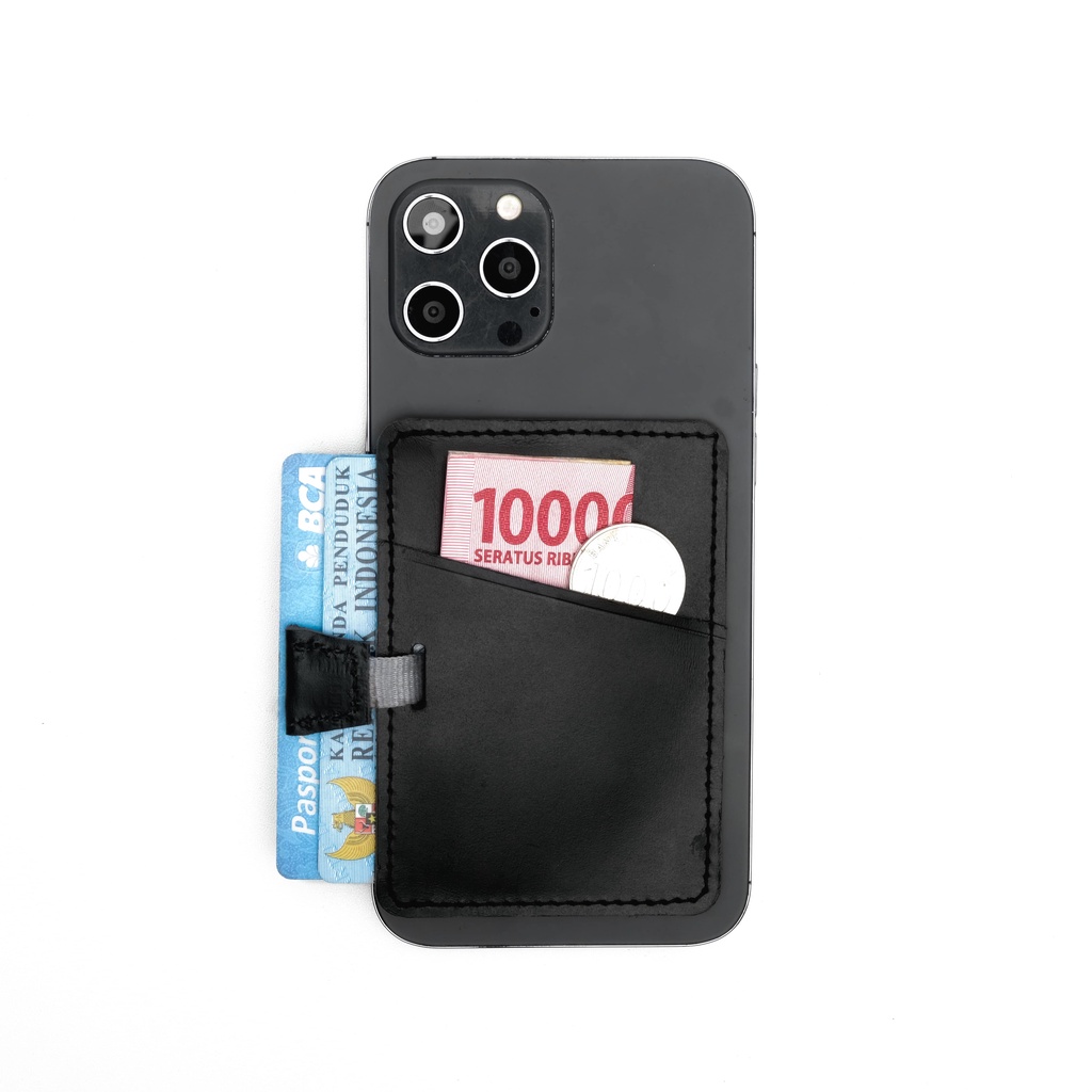 Dompet Kartu pria Wanita Card Holder Hp Pocket Leather