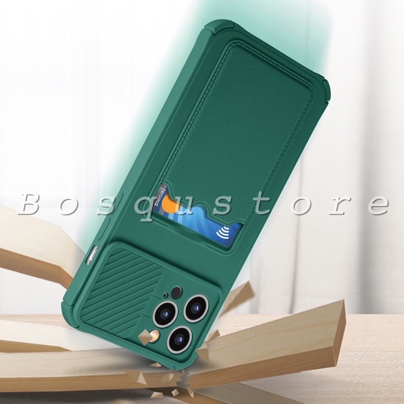 CASE XIAOMI REDMI 10 2022/ 10A/ 10C/ 9A/ 9C/ 9T/ POCO M3/ SOFT CASE MACARON SLOT CARD PLUS SLIDE CAMERA PROTECTOR