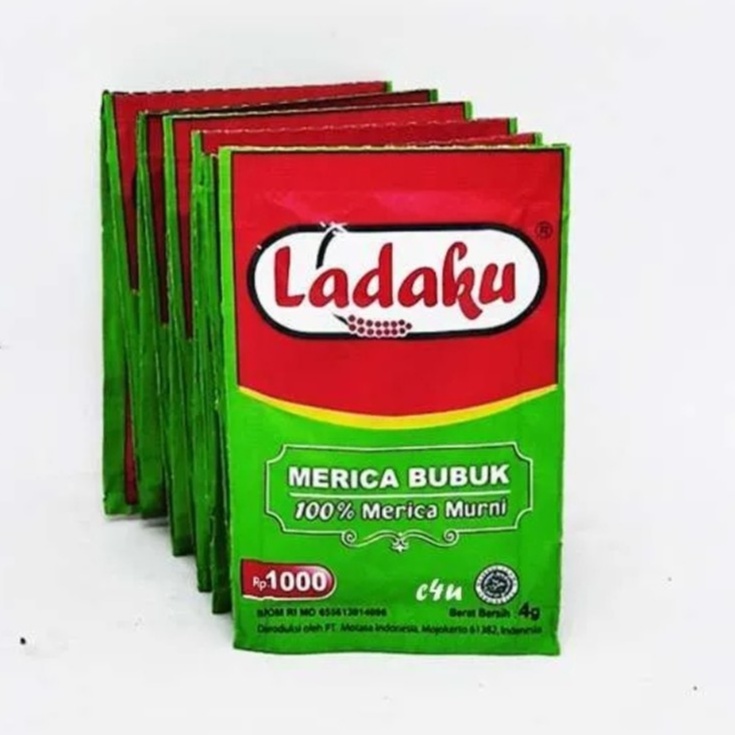 

Ladaku Merica Bubuk 2.5 gram Halal MUI ecer 1 sachet