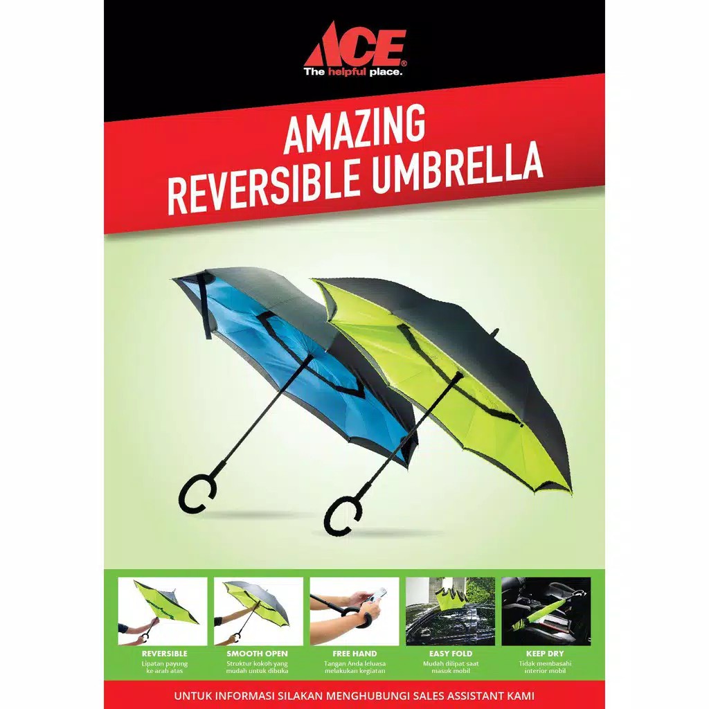 Susino Payung Reversible 109 Cm