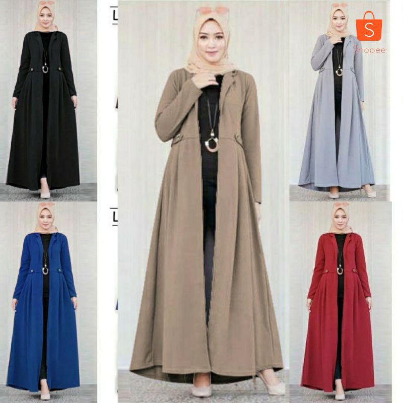 RMM Long Cardi Kalina 5 Warna | Cardigan Panjang | Outer Wanita Muslimah | Pakaian Wanita Stylish
