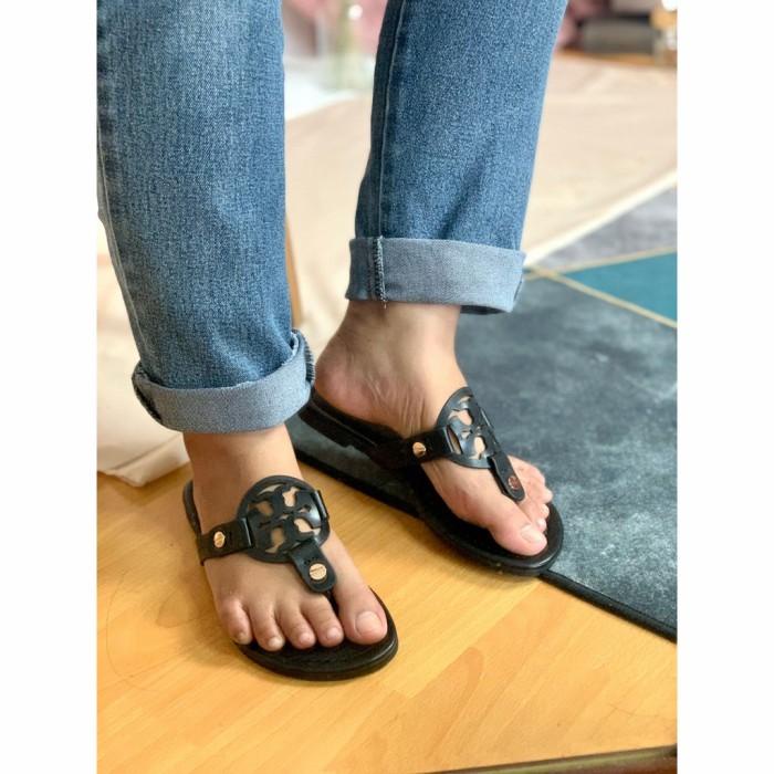 SANDAL TORY BURCH FLIP FLOP BRANDED ORIGINAL IMPORT WANITA TBS 04