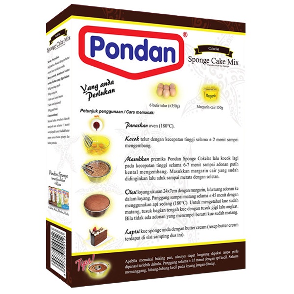 

gtg2011bb Pondan Sponge Cokelat Da01D100