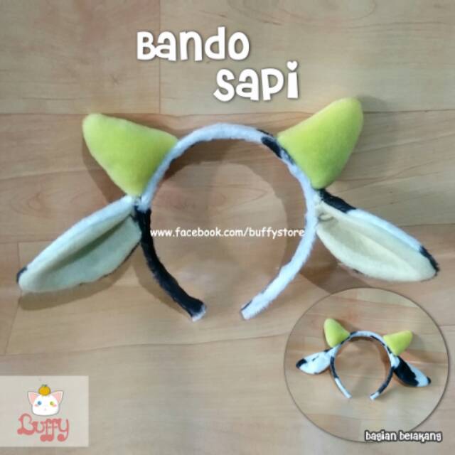 Bando karakter sapi cosplay cow halloween festival carnival party sexy cute fashion buffy kawaii