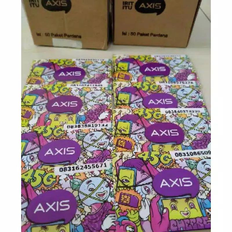 Kartu Perdana nomor acak AXIS