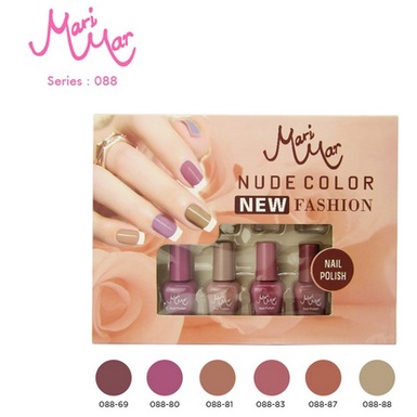 ✨SHASYA✨ MARIMAR NAIL POLISH | Kutek Cat Kuku Nude Bening 8ml