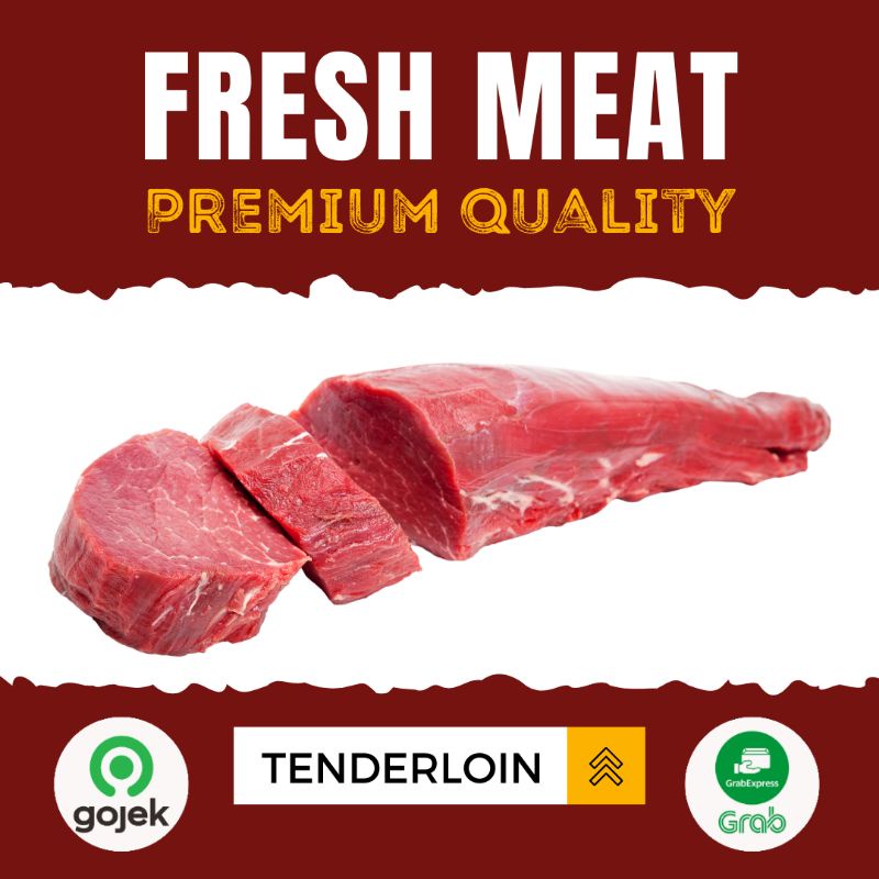 

Tenderloin Daging Segar Has Dalam Fresh Meat