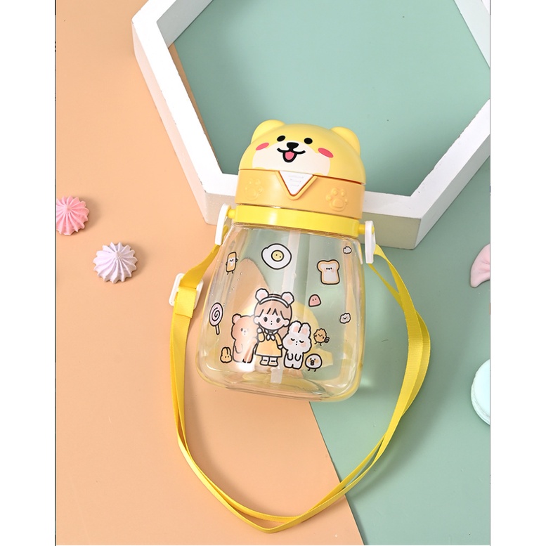[SmallBell Shop]BOTOL MINUM ANAK KARAKTER LUCU 700ML / BOTOL MINUM IMPORT LUCU TEMPEL STIKER
