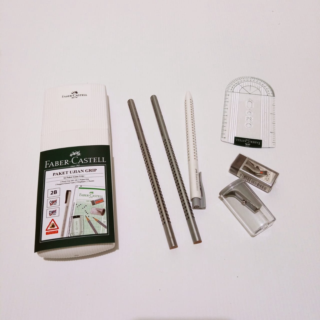 

PAKET UJIAN FABER CASTELL GRIP PUTIH