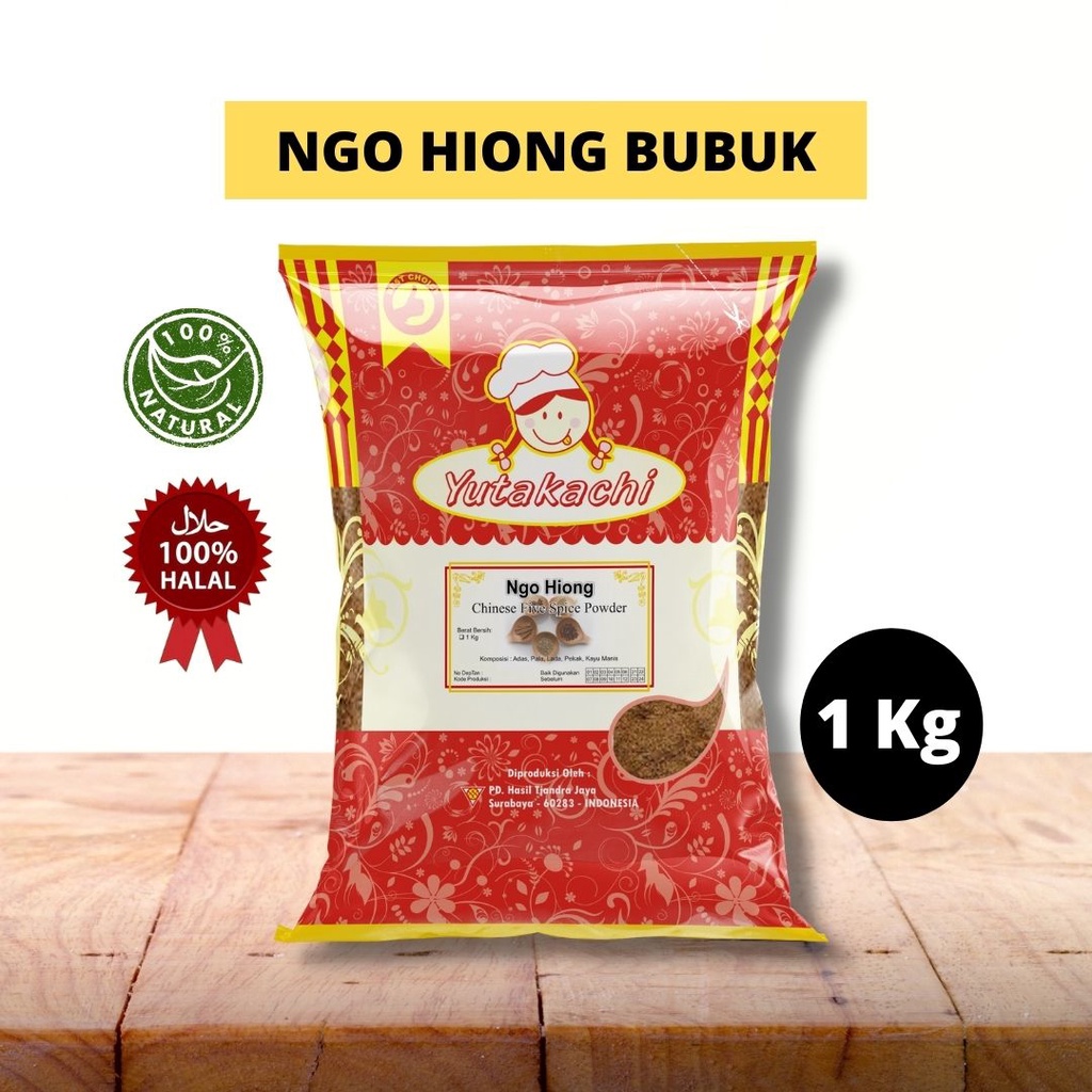 

Ngo Hiong Bubuk 1 Kg Yutakachi / Ngohiong Bubuk / Premium Chinese Five Spice Powder