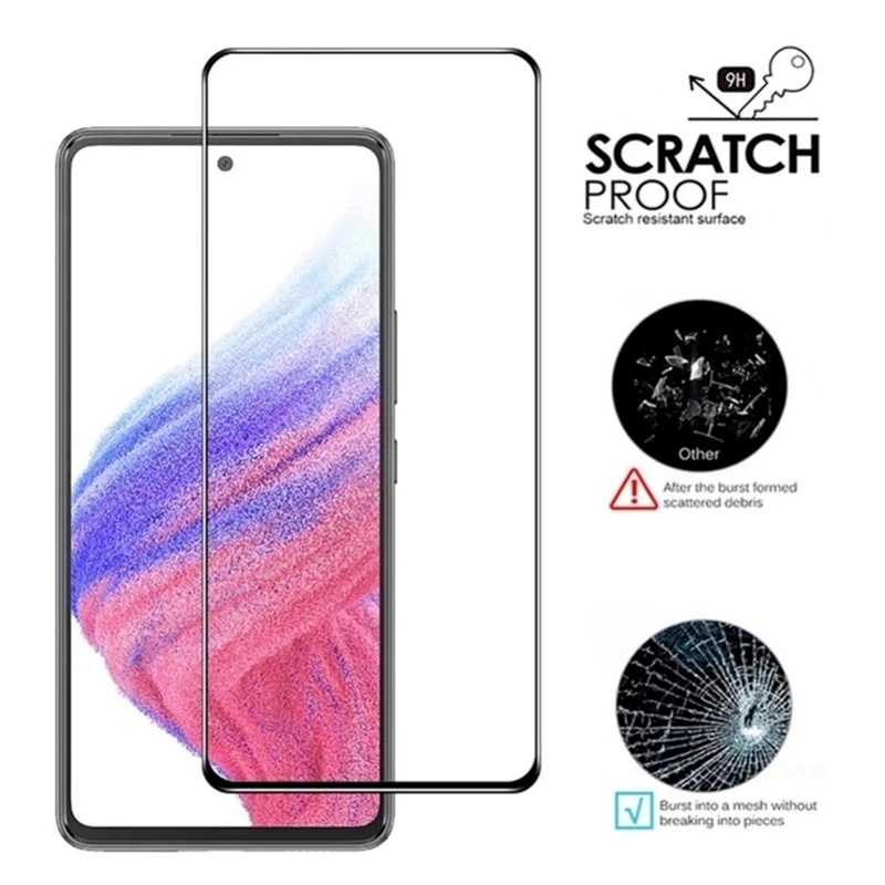 Pelindung Layar Tempered Glass 9D Untuk Samsung Galaxy A73 5G / Screen Protector