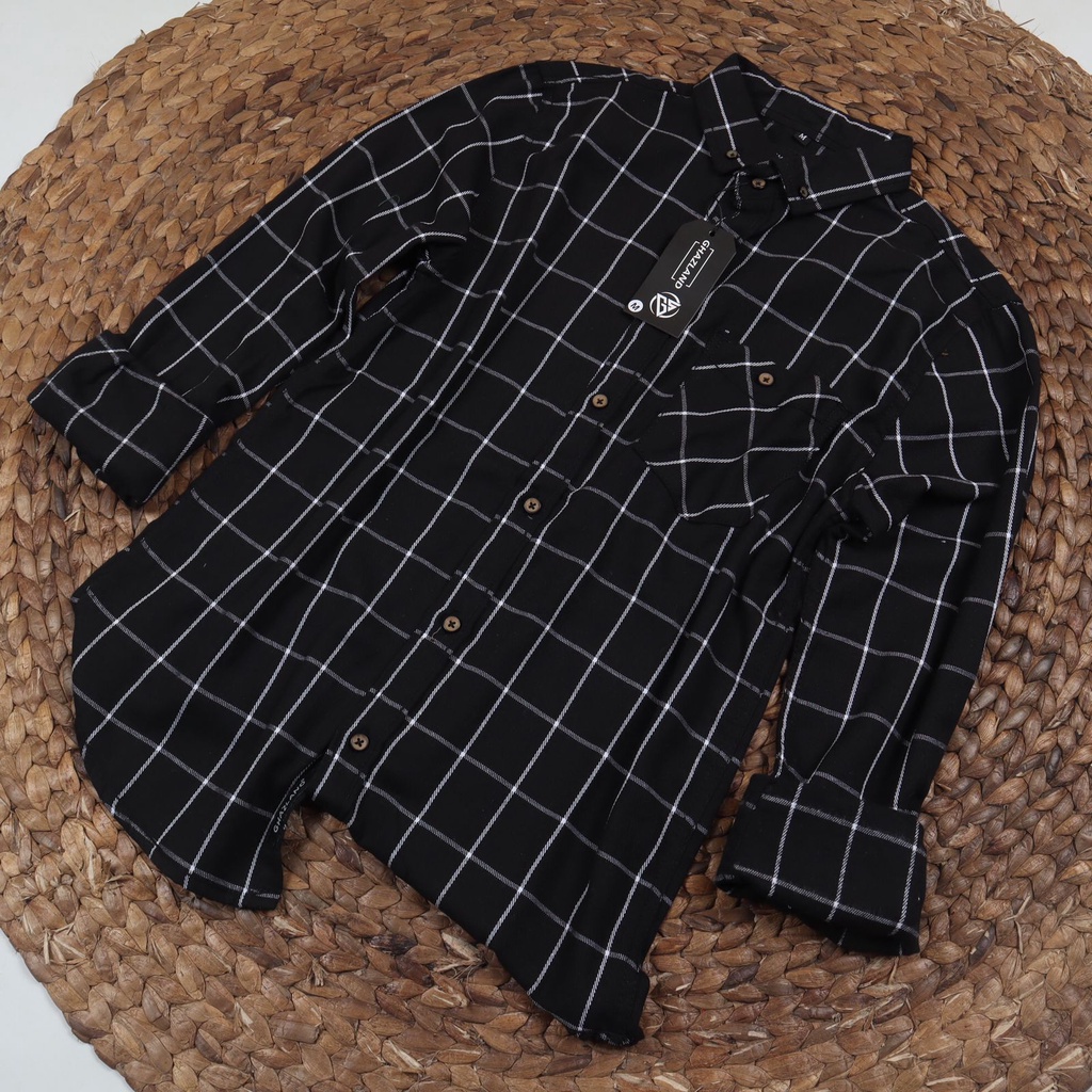 (COD) KEMEJA FLANEL LENGAN PANJANG PRIA WANITA PREMIUM QUALITY MOTIF KOTAK KOTAK KEMEJA OUTFIT KEMEJ