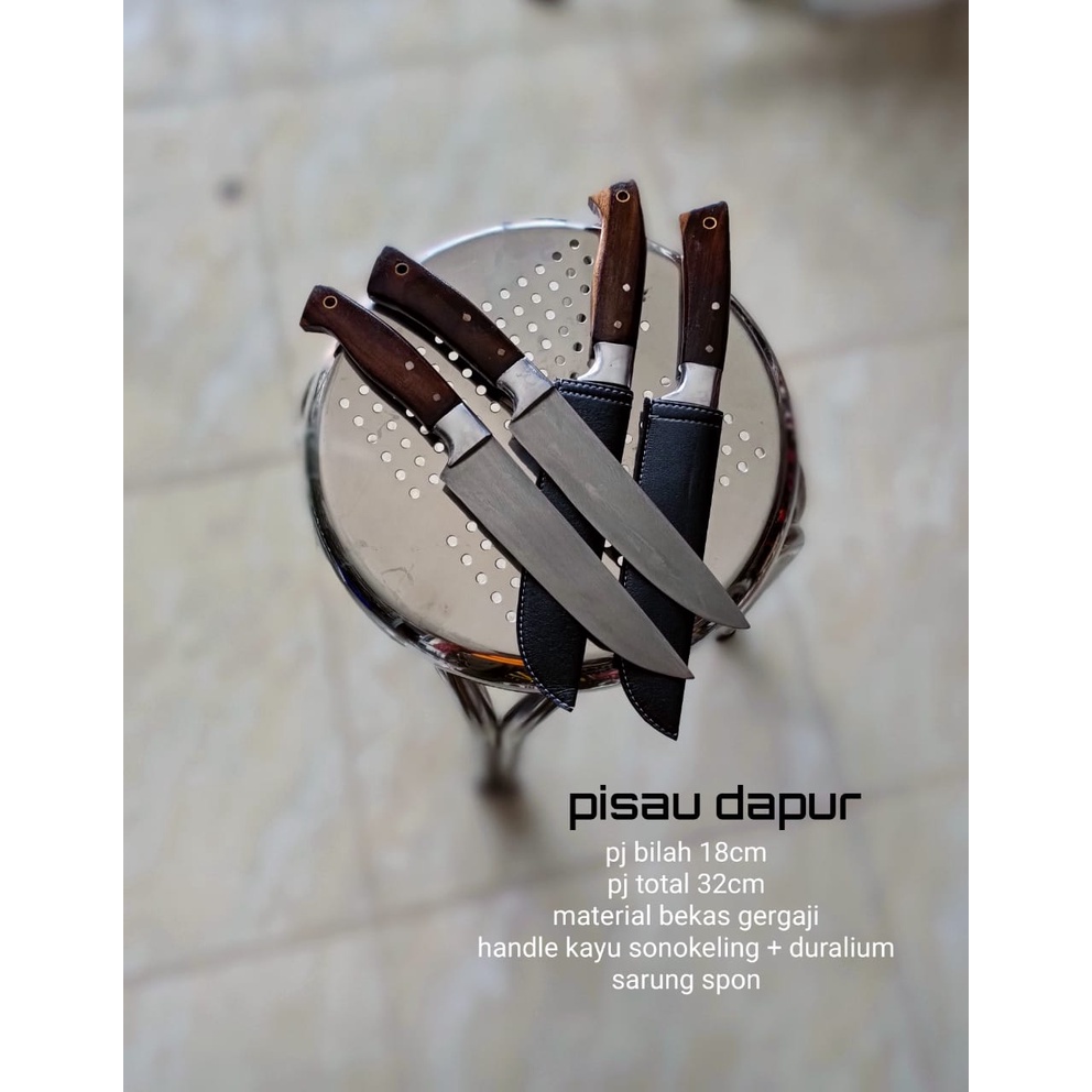 Pisau Dapur bahan baja Gergaji