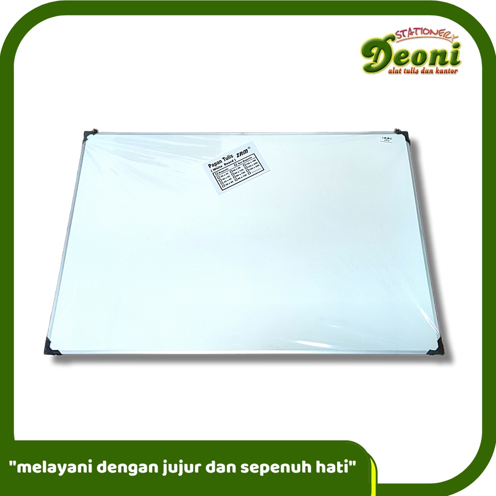 

ZRM White Board Papan Tulis Putih 60 X 90 cm