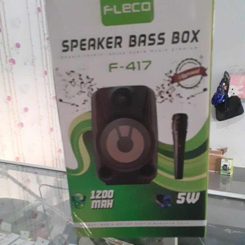 speaker fleco bass box f417