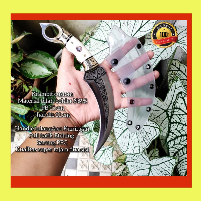 PISAU K3RAMBIT CUSTOM UNIK SUPER TAJAM KUALITAS SUPER PREMIUM