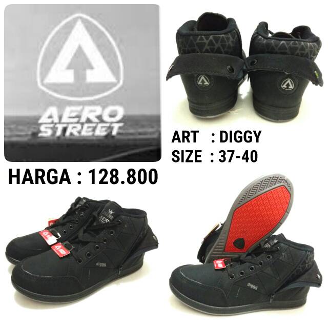 SEPATU SEKOLAH DEWASA UNISEX AERO STREET DIGGY TERBARU MURAH