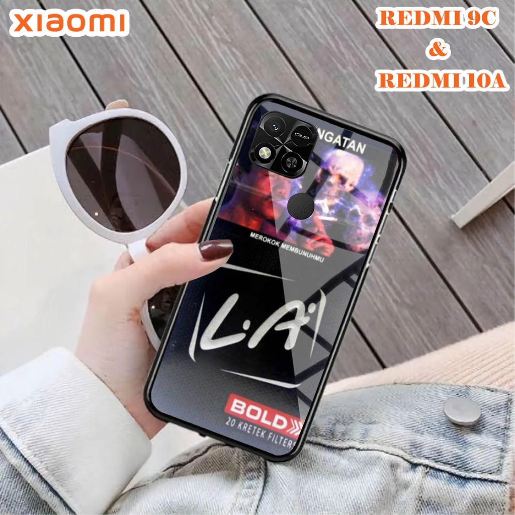 Softcase Glass Kaca REDMI 10A & REDMI 9C - Case Handphone REDMI 10A  REDMI 9C [T02].