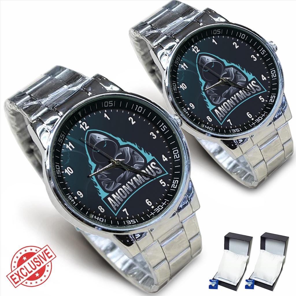 (Exclusive) Jam Tangan ANONYMOUS Custom Rante Couple / Satuan