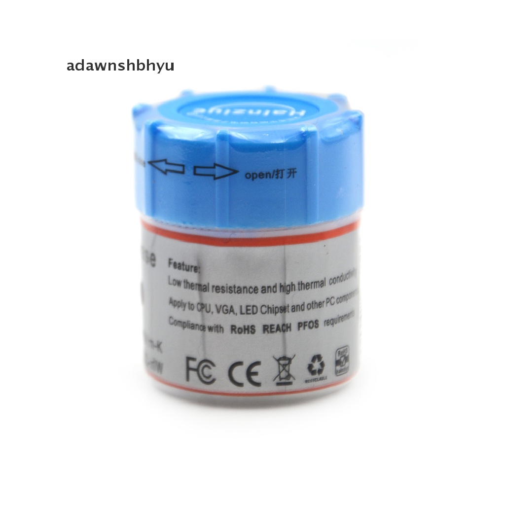 Adawnshbhyu HY410 10g Pasta Thermal Grease Warna Putih Untuk Pendingin Chipset CPU GPU VGA