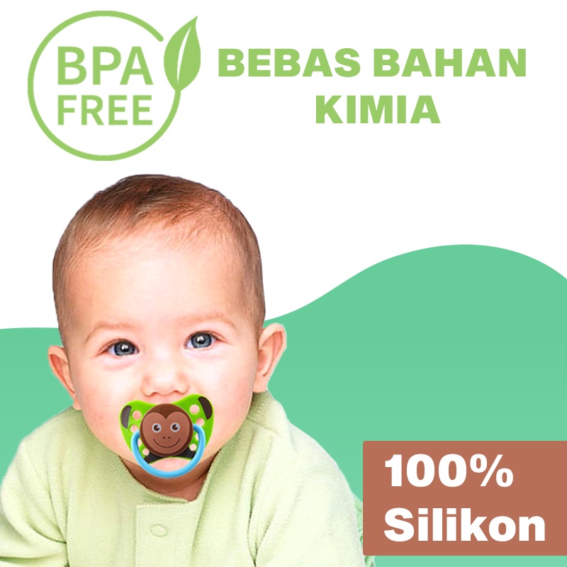 YOUNG YOUNG Dot /  Empeng Bayi 1 Pcs Silicone Soother BPA Free Dot Silikon IL-SO-3-3