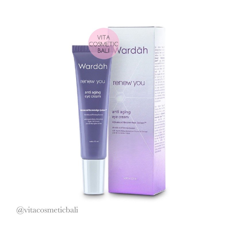 Wardah Renew You Anti Aging Eye Cream 10Ml  Kantong Mata  Anti Aging  Krim Mata Wardah