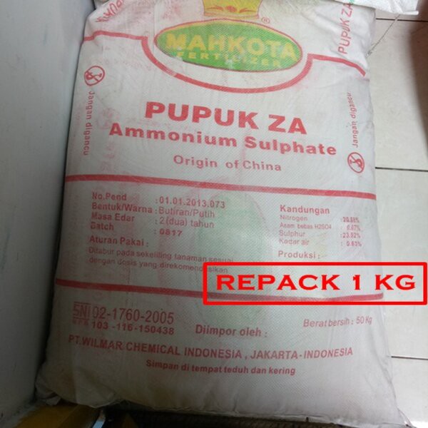 Jual Pupuk ZA Mahkota 1kg Amonium Sulfat Ammonium Sulfate Sulphate