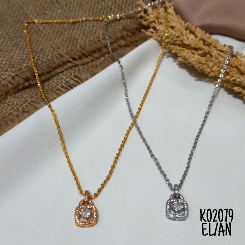 KALUNG Fashion Kotak Zircon Mata Zircon K02079