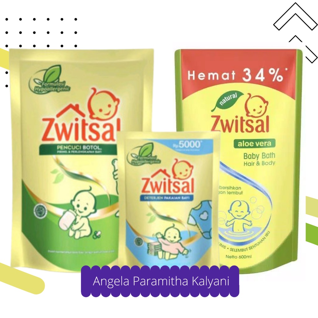 Zwitsal Baby Bath Hair &amp; Body Aloe Vera 600mL (sabun &amp; shampoo bayi) Detergen,, sabun pencuci botol