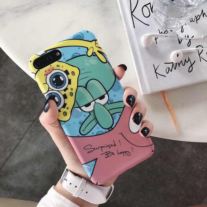 Funny Squidward Painting Case iPhone 6 6s 7 8 Plus X XS