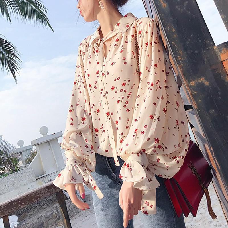 vintage chiffon blouse