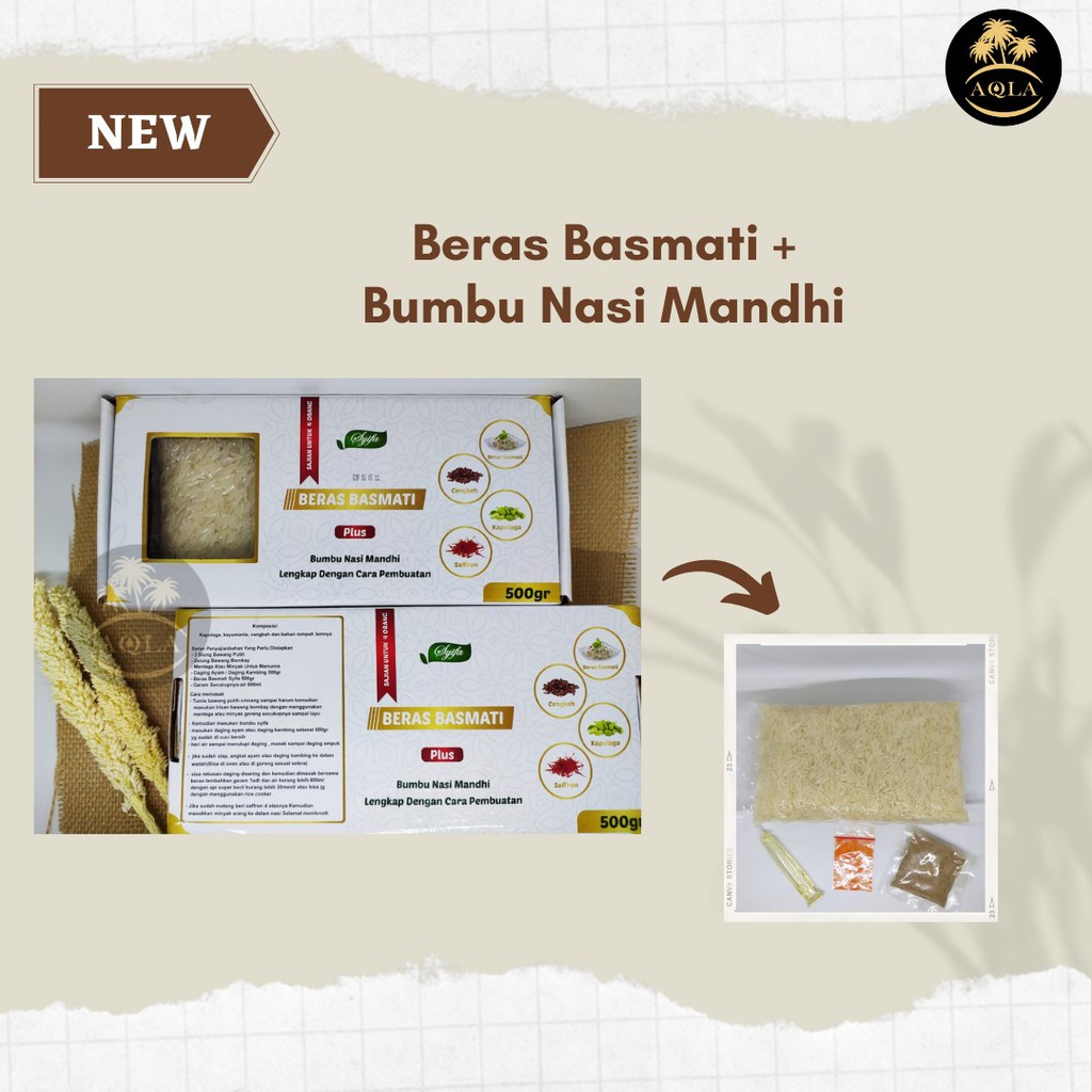

BERAS BASMATI PLUS BUMBU NASI MANDHI