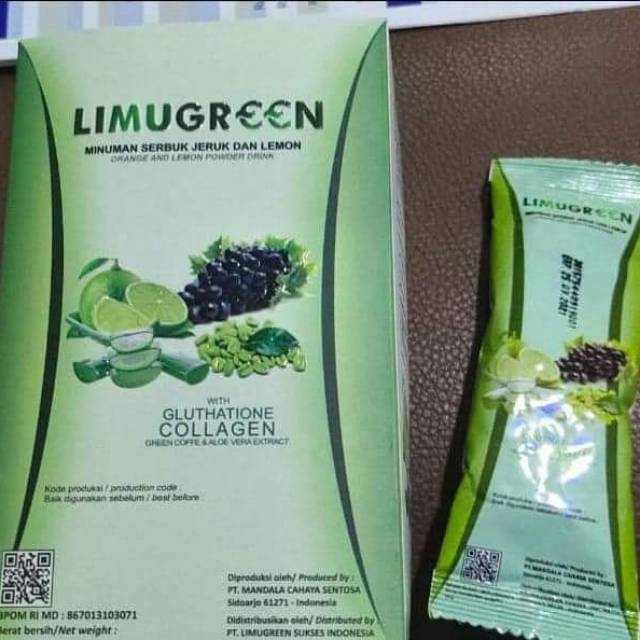 

LIMUGREEN (minuman serbuk untuk diet)