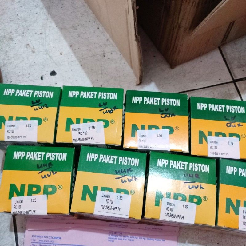 PISTON KIT SEHER SUZUKI RC 100 TORNADO GX NPP